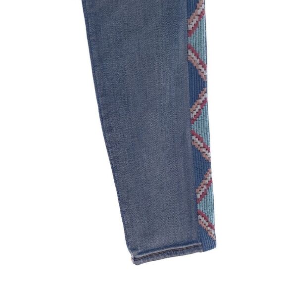 Driftwood Jackie High Rise Size W28 L28 Embroidered Jeans Womens - Picture 4 of 14